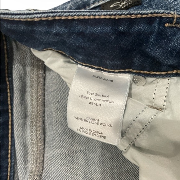 Silver Jeans CO. Elyse Slim Boot Women’s Jeans Size 31/31 - Picture 4 of 6